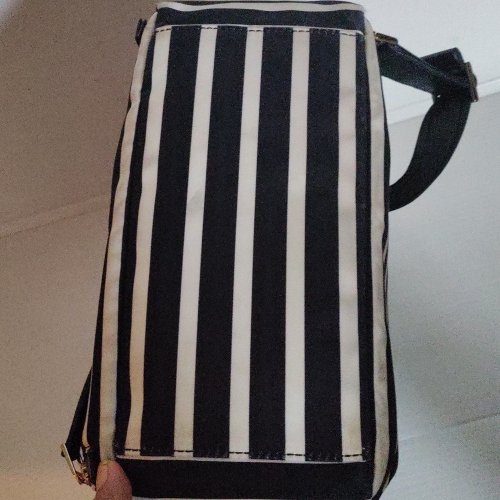 Kate Spade Black & White Backpack large - Picture 8 of 16